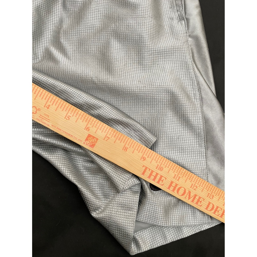 Nike Basketball Y2K Dazzle Shorts Medium Silver Metallic Textured 297630-071 - Picture 7 of 9